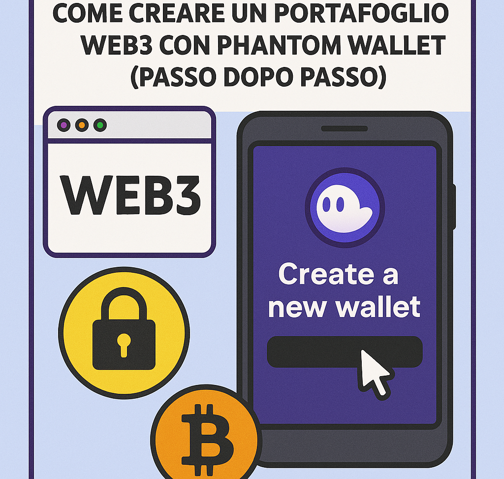 Guida Completa: Come Creare un Portafoglio Web3 con Phantom Wallet (Passo dopo Passo)