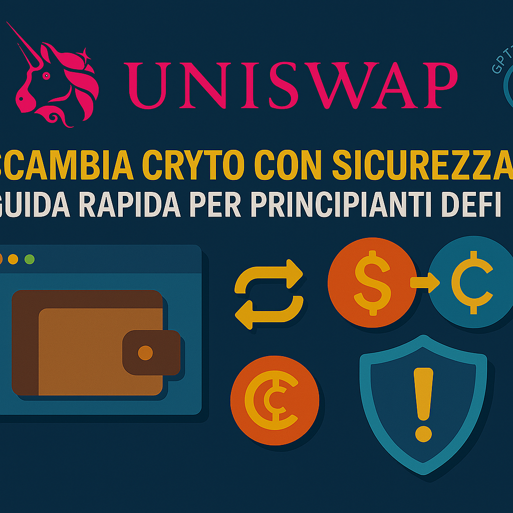 Uniswap: Scambia Crypto con Sicurezza! Guida Rapida per Principianti DeFi