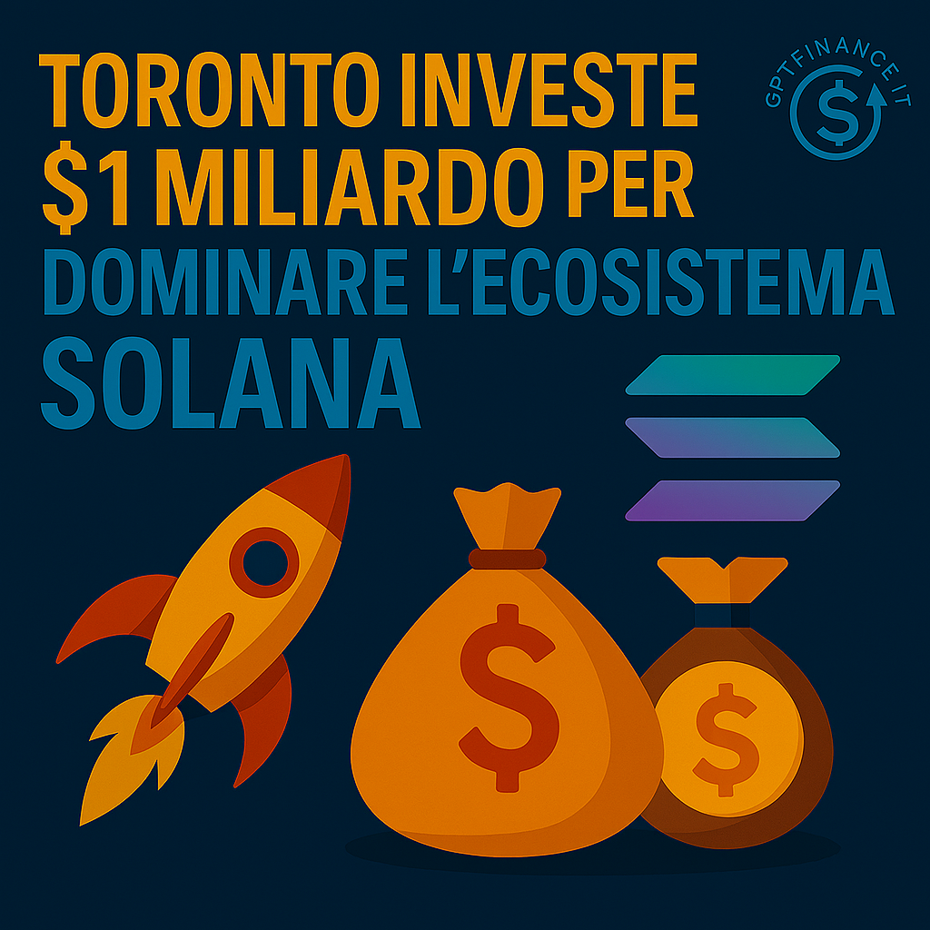 🚀 Toronto Punta $1B per Dominare l’Ecosistema Solana