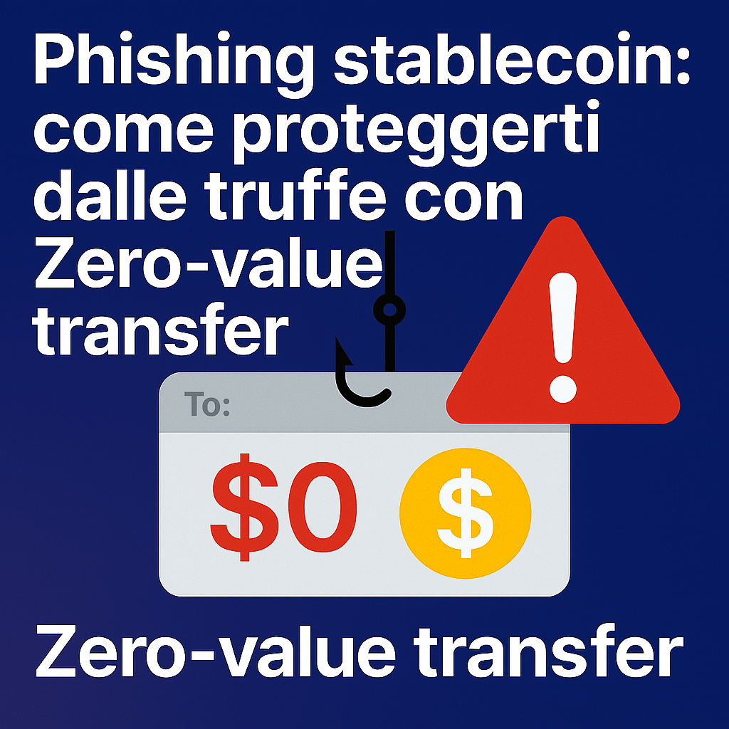 Phishing Stablecoin: Come Proteggerti dalle Truffe con Zero-Value Transfer