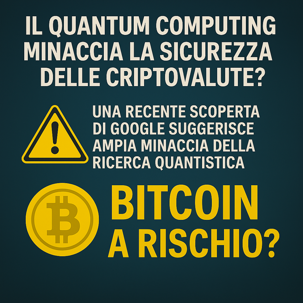 Il Quantum Computing Minaccia la Sicurezza delle Criptovalute: Bitcoin è a Rischio?