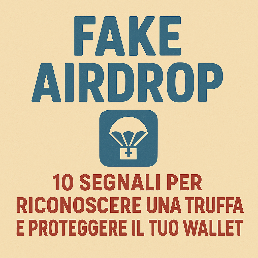 Fake Airdrop: 10 Segnali per Riconoscere una Truffa e Proteggere il Tuo Wallet
