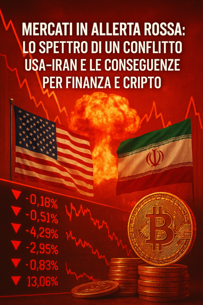 Mercati in Allerta Rossa: Lo Spettro di un Conflitto USA-Iran e le Conseguenze per Finanza e Cripto